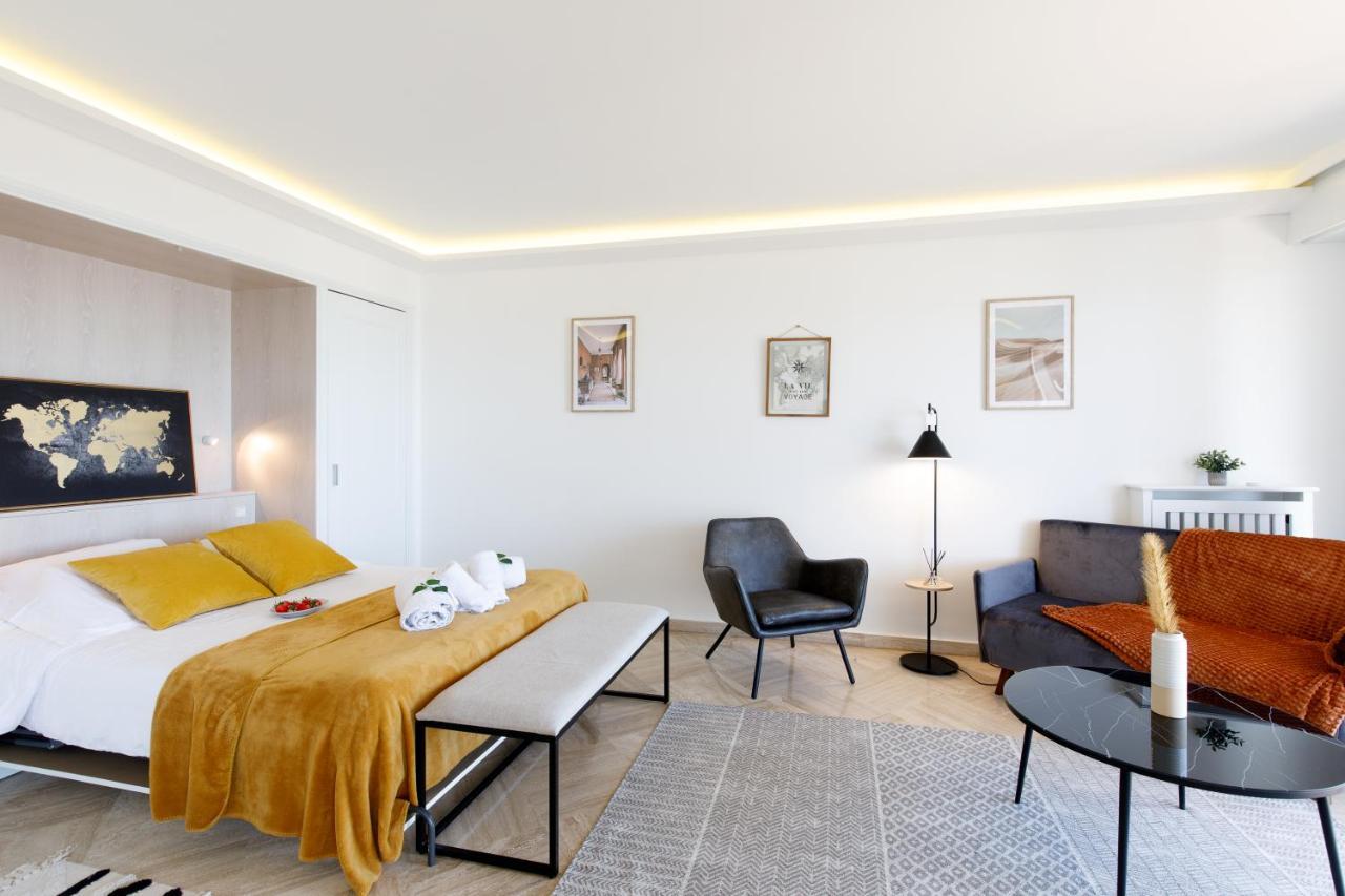 Suite Riviera - Sea View - Clim - 50M Plage - Residence De Standing - Spacieux 180 M2 - Parking Cannes Exterior foto