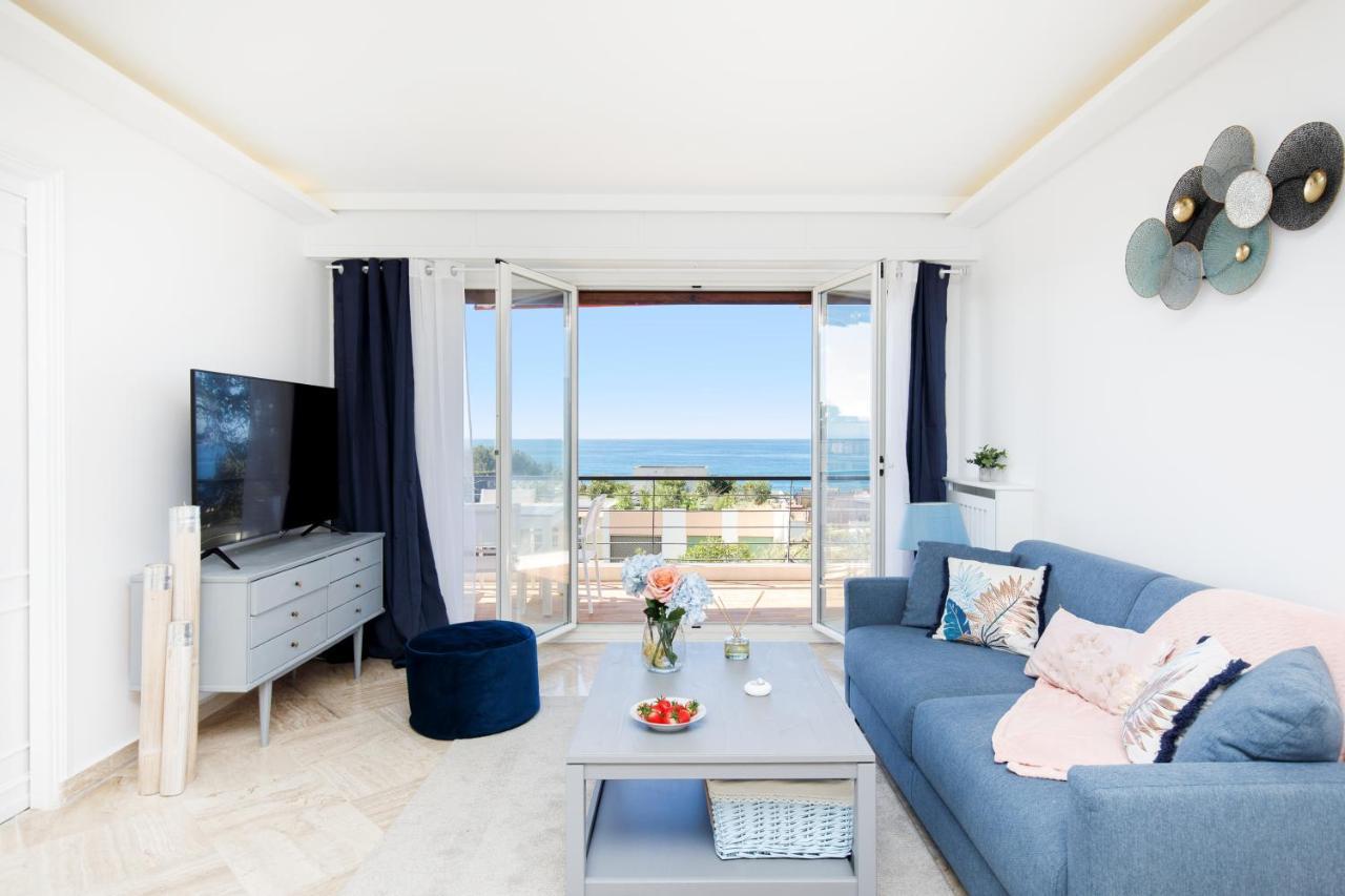 Suite Riviera - Sea View - Clim - 50M Plage - Residence De Standing - Spacieux 180 M2 - Parking Cannes Exterior foto